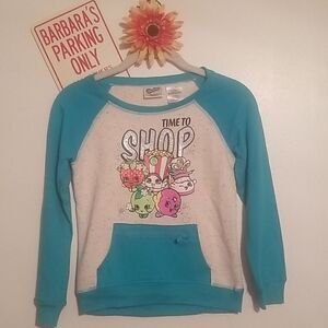 Girls' Time 2 Shop Long Sleeve Hacci Crew Neck Top